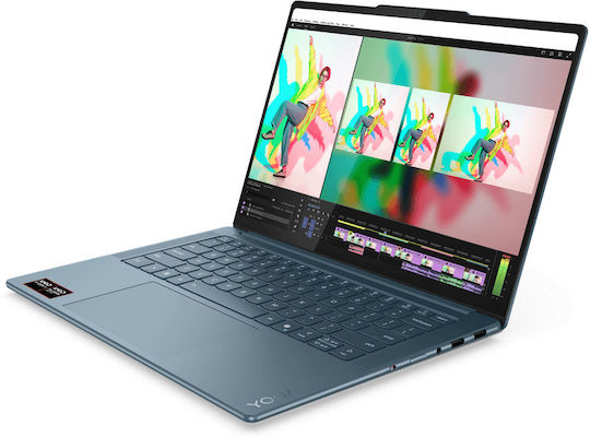 Lenovo Yoga Slim 7 14AKP10 14" OLED FHD+ (Ryzen AI 300 Serie-7 350/32GB/1TB SSD/W11 Startseite) Tidal Teal (GR Tastatur)