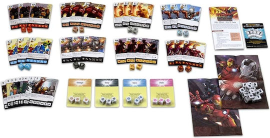 Επιτραπέζιο Παιχνίδι Iron Man and War Machine Starter Marvel Dice Masters για 2 Παίκτες 14+ Ετών (EN) WizKids