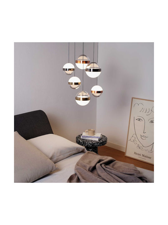 Ideal Lux Κρεμαστό Φωτιστικό Μαύρο LED 250x231εκ.