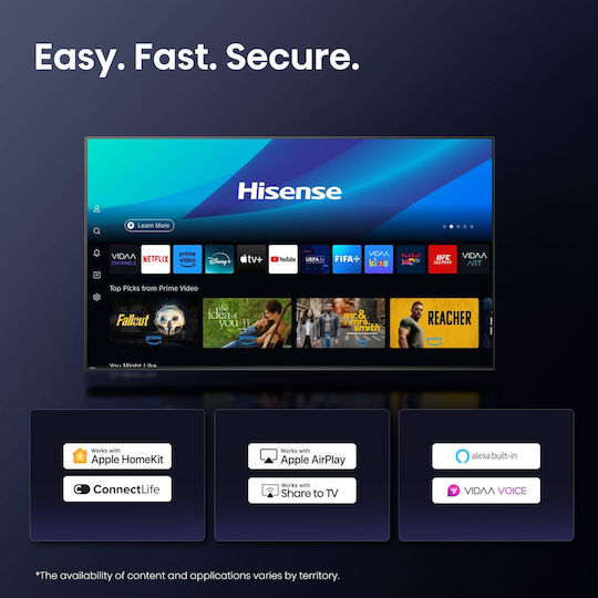 Hisense Smart Televizor 43" 4K UHD QLED A7Q (2025)