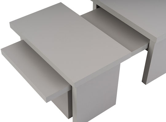 Rectangular Central Coffee Table Sanctuary Wooden Gray W110xD45xH41.5cm