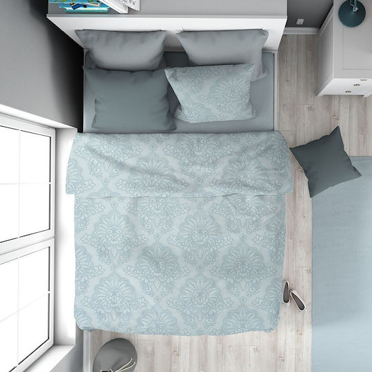 Dimcol Queen 220x240 Artemis 705 Light Blue-grey