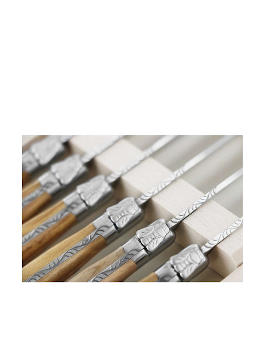 Andre Verdier Laguiole Origine Set Mit Messer Mit Rostfreiem Stahl 12cm 6 Stück