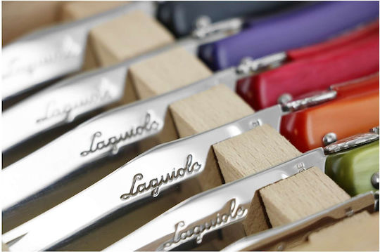 Andre Verdier Automne Laguiole Deluxe Комплект Ножове с Основа от Неръждаема Стомана 12см 6 Бройки