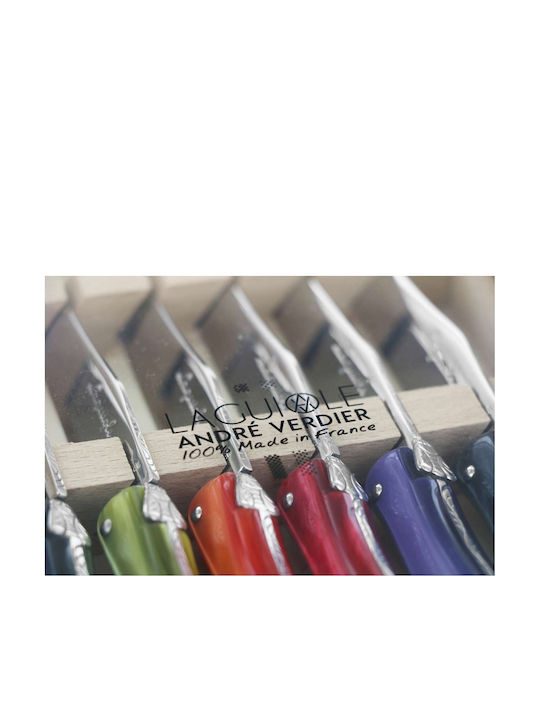 Andre Verdier Automne Laguiole Deluxe Set Cuțite Cu Bază Din Oțel Inoxidabil 12cm 6 Bucăți