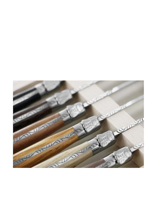 Andre Verdier Laguiole Origine Set Cuțite Cu Bază Din Oțel Inoxidabil 12cm 6 Bucăți