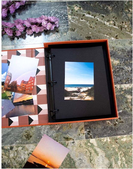 Printworks Album Life In Pictures pentru 60 Albume foto Dimensiuni 10x15buc Portocaliu 21x28buc