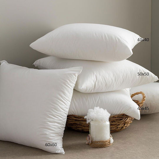 Vesta Home Γέμισμα Λευκό Λευκό 40x40εκ.