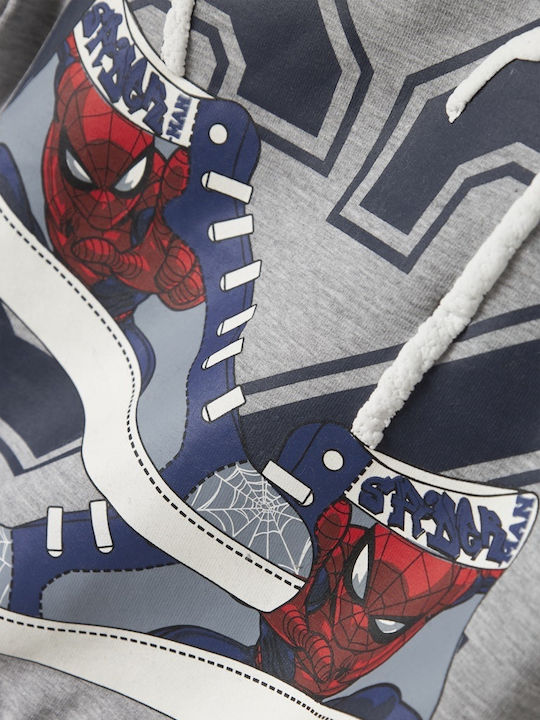 Παιδικό Φούτερ Γκρι Spiderman