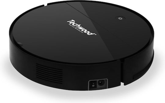 Techwood Прахосмукачка Робот с Интелигентна Навигация и Всмукателна Мощност 450Pa Черна