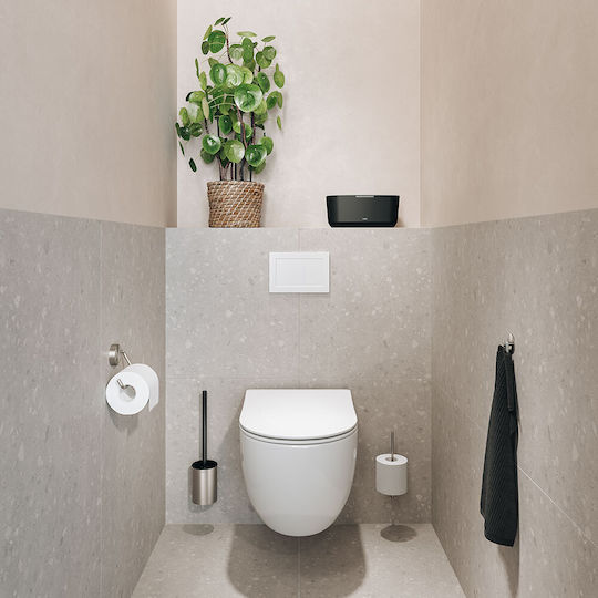 TIGER Inox Badezimmer Toilettenbürste Silber