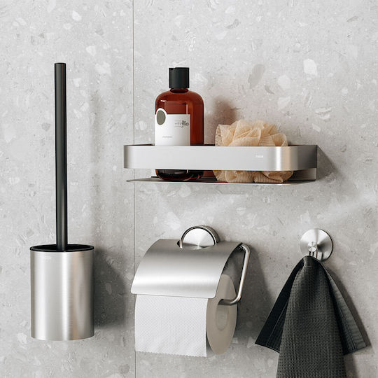 TIGER Inox Badezimmer Toilettenbürste Silber