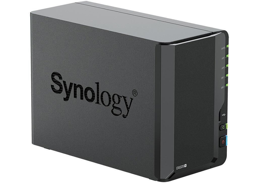 Synology DiskStation NAS Tower με 2 θέσεις για HDD/SSD και 2 θύρες Ethernet (DS225+)