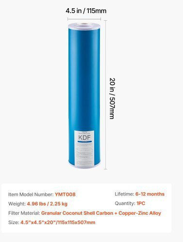 Vevor Water Filter Replacement 20"
