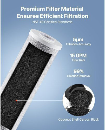 Vevor Water Filter Replacement 20" 2pcs