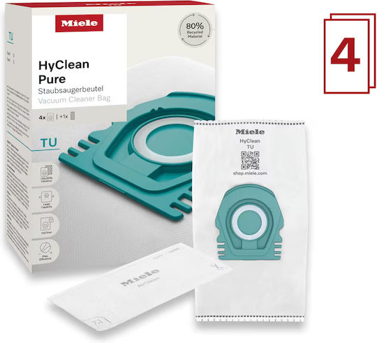 Miele Hyclean Торби за прахосмукачка 4бр Съвместима с прахосмукачка Miele