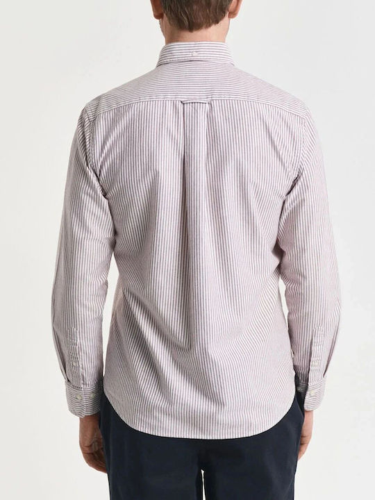 Gant Βαμβακερό Πουκάμισο Dark Red