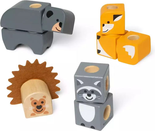 Melissa & Doug Παιχνίδι Κατασκευών Ξύλινo για Παιδιά 2+ Ετών