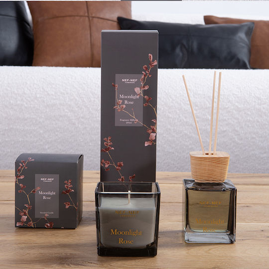 Nef-Nef Homeware Αρωματικό Κερί σε Βάζο με Άρωμα Moonlight Rose 200gr