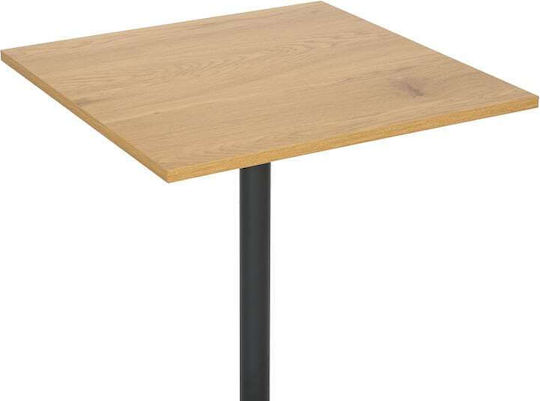 Nerobian Square Table Dining Room Wooden Sonoma Shade 60x60x75cm