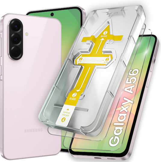 2x Γυαλί Samsung Galaxy S25 Edge Πλαίσιο Εύκολη Εγκατάσταση Erbord Easy App