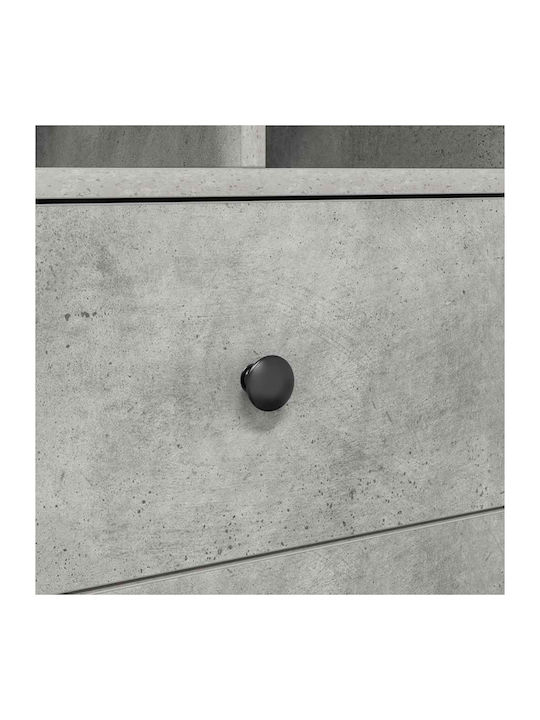 Kids Desk with Library made of Melamine Gray 90x50x76cm
