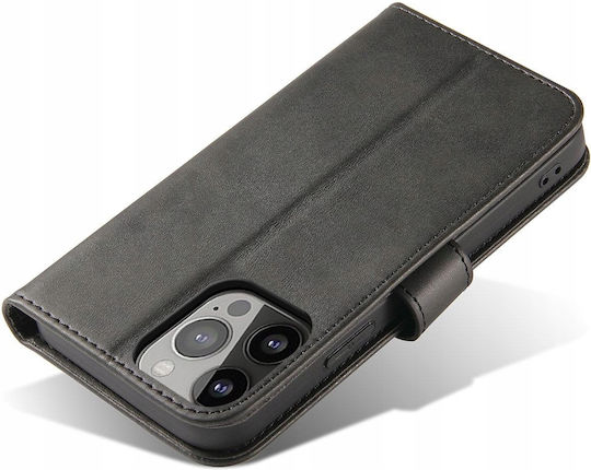 Hurtel Magnet Портмоне Изкуствена кожа Черен (TCL 306 / 305 / 30 SE / 30E)