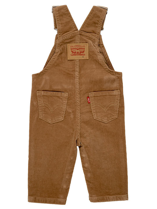 Kids' Corduroy Jumpsuit Brown