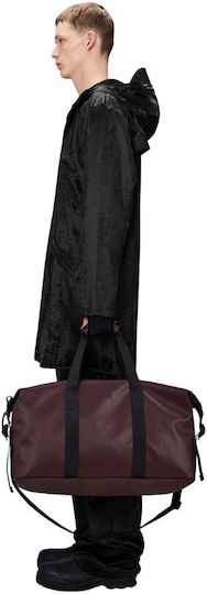 Rains Hilo Weekend Bag Sack Voyage Back 36lt Burgundy made of Artificial Leather L52xW26xH27cm 14200-129