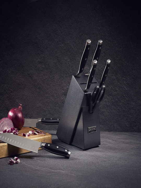 Orient Knife Set with Block from Stainless Steel 8pcs