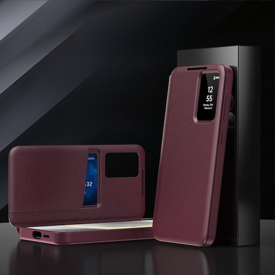 Портмоне Изкуствена кожа Бордо (Galaxy S25)