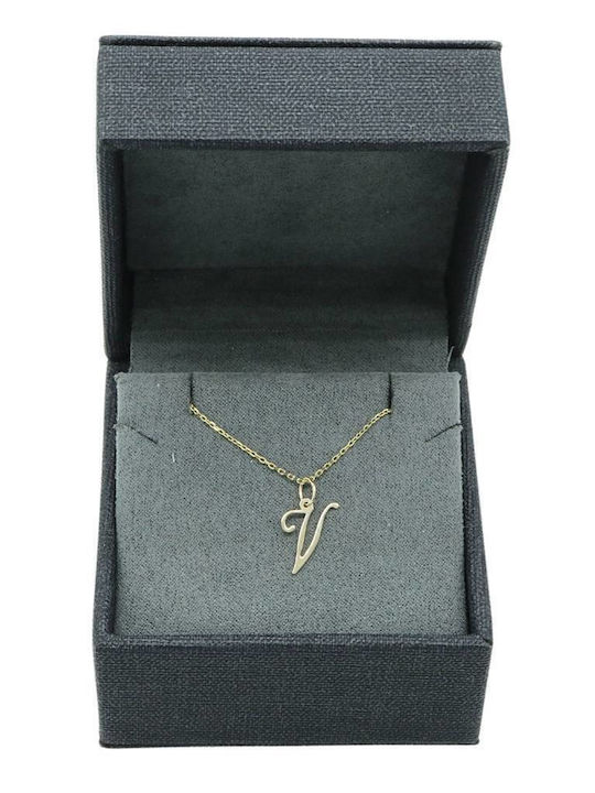 Sorelly Charm Monogramă Din Aur Galben 14 Carate