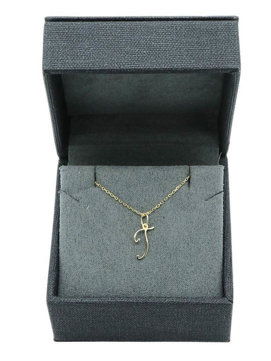 Sorelly Charm Monogramă Din Aur Galben 14 Carate