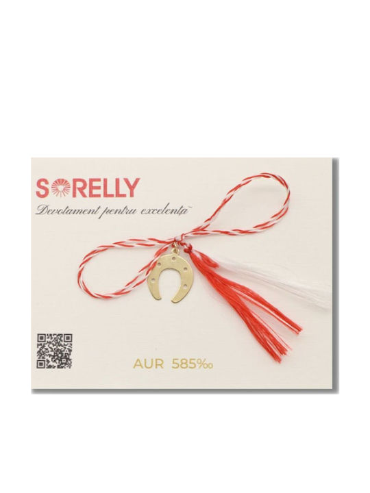 Sorelly Charm Potcoavă Din Aur Galben 14 Carate