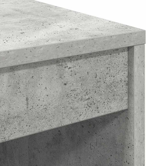 Kinderschreibtisch mit Bibliothek aus Melamin Gray 60x50x76cm