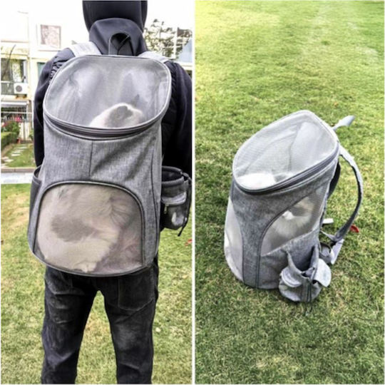 Dog Carrying Gray Backpack L45xW30xH30cm