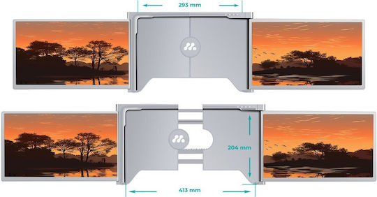 MISURA 3M1303S1 IPS Φορητό Monitor 13.3" FHD 1920x1080 με Χρόνο Απόκρισης 30ms GTG