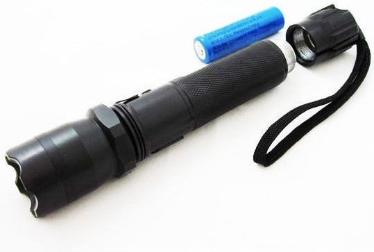 Lumină de lucru și de sit, cu baterie Lanternă LED Negru