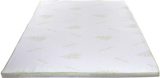 Green Future Ανώστρωμα Arctic Gel Μονό Memory Foam Eμποτισμένο με Αλόη & Αποσπώμενο Κάλυμμα 90x200x5εκ.