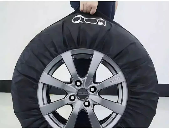 Huse Impermeabile pentru Anvelope 13-17 Inch cu Mâner Set 4 Bucăți