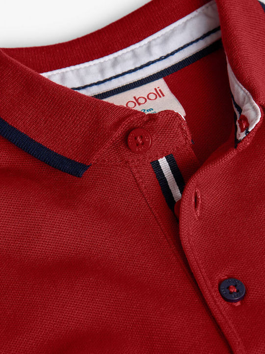Παιδικό Polo Μακρυμάνικο Κόκκινο