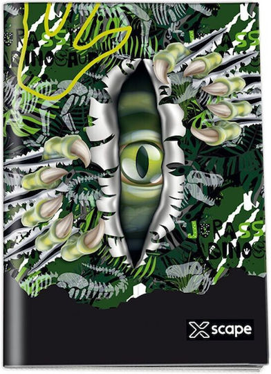 Notebook Saddle Stitch Graffiti Xscape Boy Ruled 17x25 40 Sheets 259002 2025