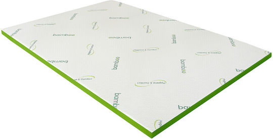 Green Future Ανώστρωμα Bamboo Μονό Memory Foam με Ίνες Μπαμπού & Αποσπώμενο Κάλυμμα 90x200x5εκ.