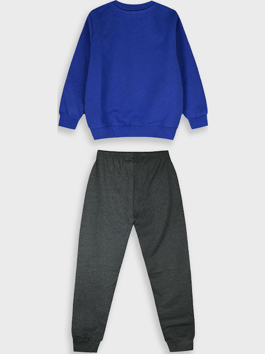 Kids Sweatpants Set Anthracite 2pcs