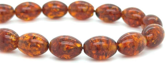 Kompologadiko Amber Worry Beads with Tassel with 33 Beads