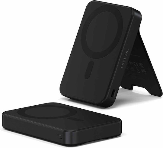 Satechi OntheGo Qi2 MagSafe Qi2 Външна Батерия 10000mAh 15W Черна