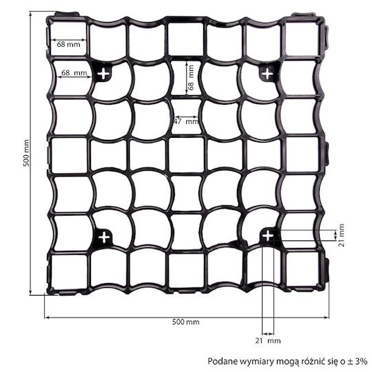 MP Material Pentru Pardoseală De Grădină Din Cauciuc 50x50cm