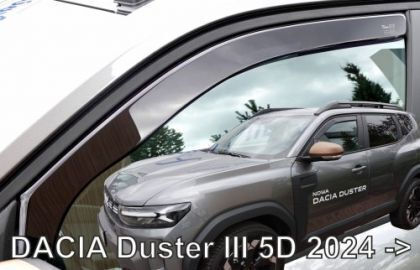 Set of Windbreakers Front Car for Dacia Duster 2024+ 2pcs
