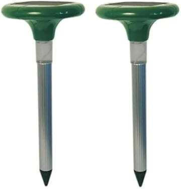 Set 2 Lămpi Solare cu Verde Lumină
