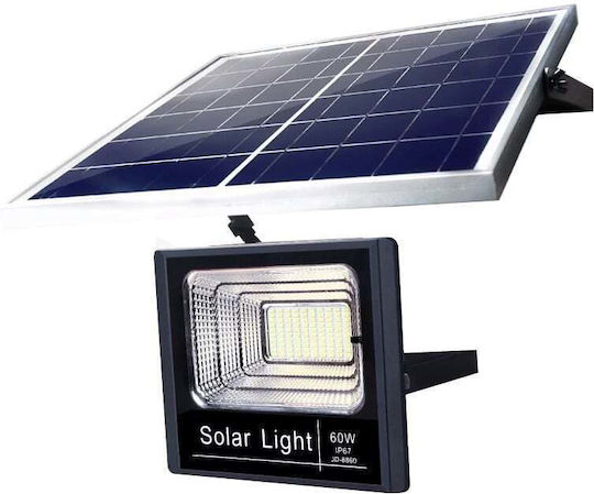 Στεγανός Ηλιακός Προβολέας LED 60W με Τηλεχειριστήριο IP67